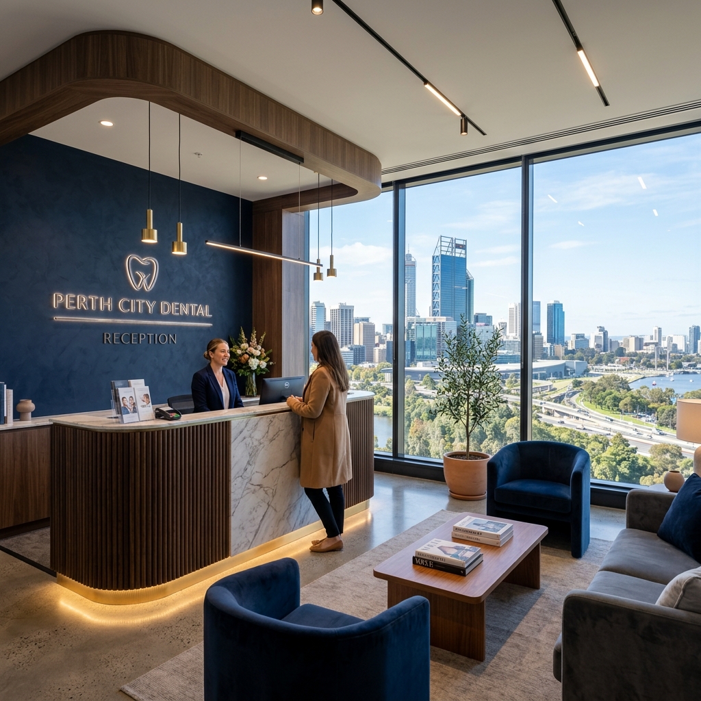 Realistic Perth CBD Skyline
